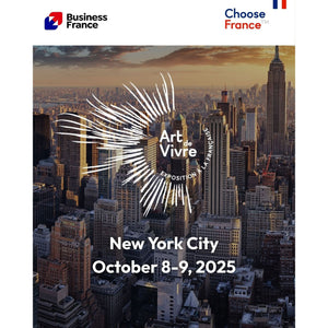 Nous serons à l'exposition ART DE VIVRE A LA FRANCAISE à New York les 8 et 9 octobre prochains