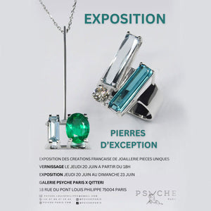 Une magnifique exposition parisienne de nos collections et nouveautés à la Galerie Psyché du 20 au 23 juin