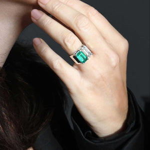 Bague en or 2,50 carats créée en laboratoire par IGI diamant taille Bague en or 2,50 carats créée en laboratoire par IGI diamant taille